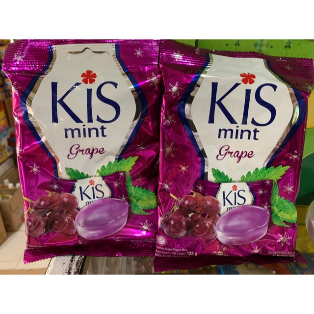 

Permen Kis Mint Grape Anggur 125gr 50 pcs - PASAR REBO PURWAKARTA