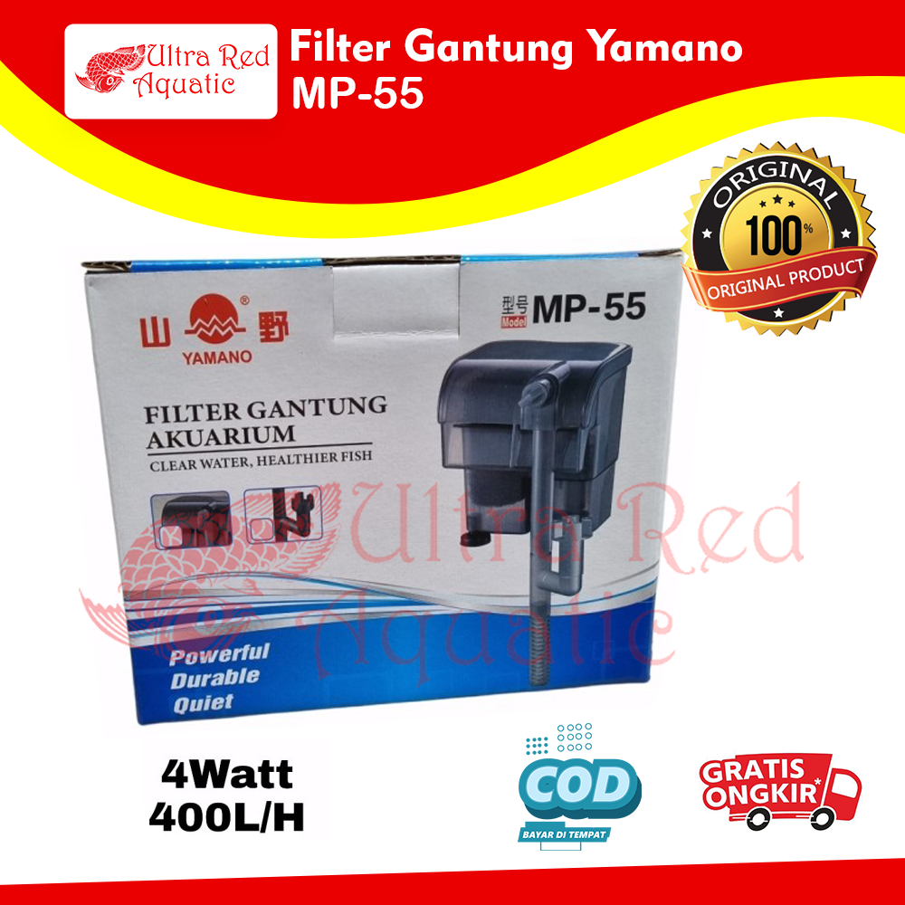 Yamano Filter Gantung Aquarium Mp55 Mp-55 Hang On Aquarium Aquascape Hanging Filter