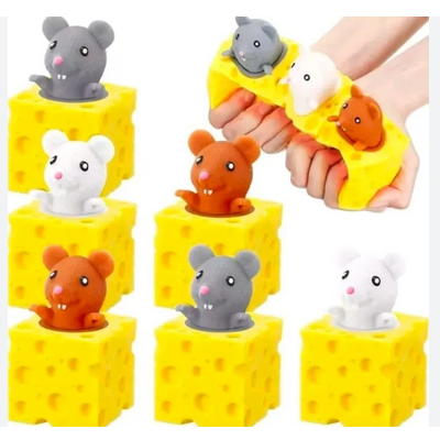 Mainan Anak Tikus Squirrel Pop Up Squisy Game Remas Karet Kenyal Unik Penghilang Stres Viral Premium
