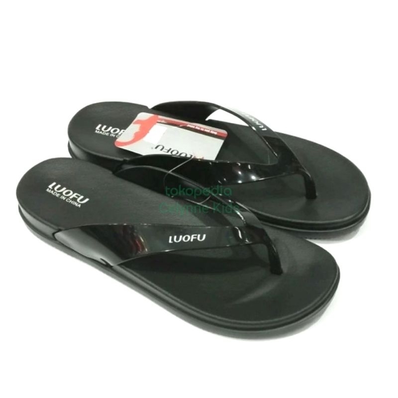 Sandal Jepit Karet Wanita Import Luofu/Sandal Wanita Karet Nyaman