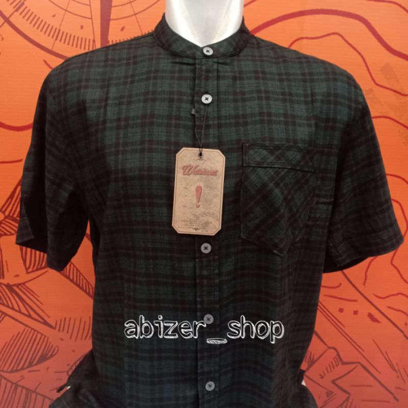 WATCHOUT JEANS KEMEJA KOKO LENGAN PANJANG