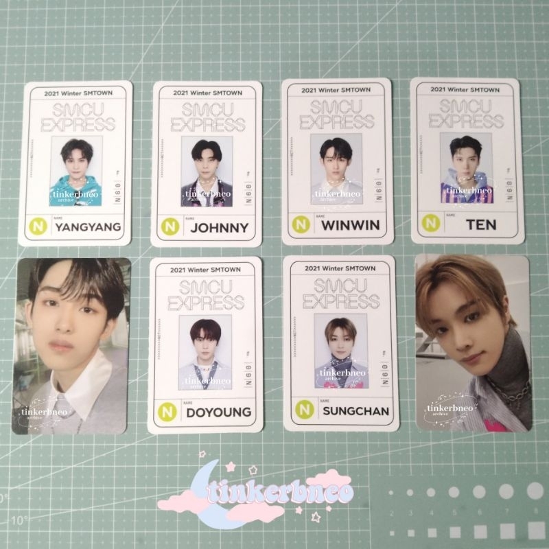 SMCU NCT PASSCARD PHOTOCARD OFFICIAL PC | YANYANG JOHNNY WINWIN TEN DOYOUNG SUNGCHAN