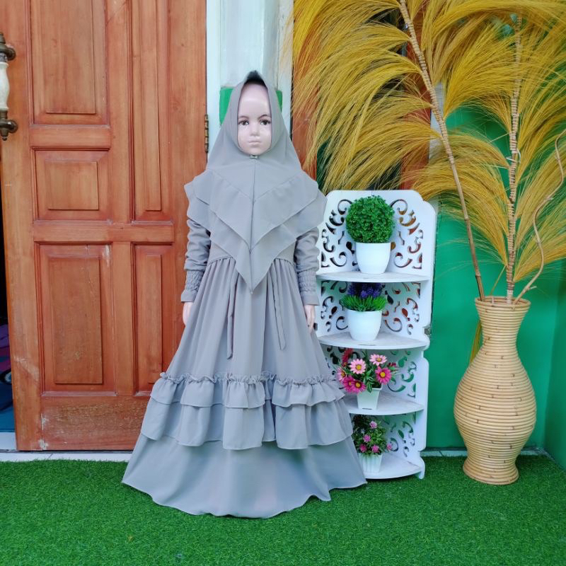 PAKET USAHA Set gamis anak umpak LUSINAN