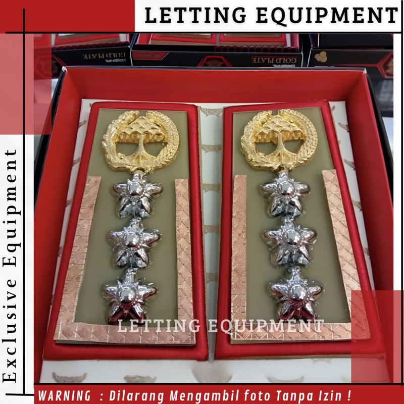 Pangkat PNS ASN JAMBI Golongan 3C eselon 4A Mika Kilap akrilik Atribut PNS ASN Promo Terbaru Hot Pro