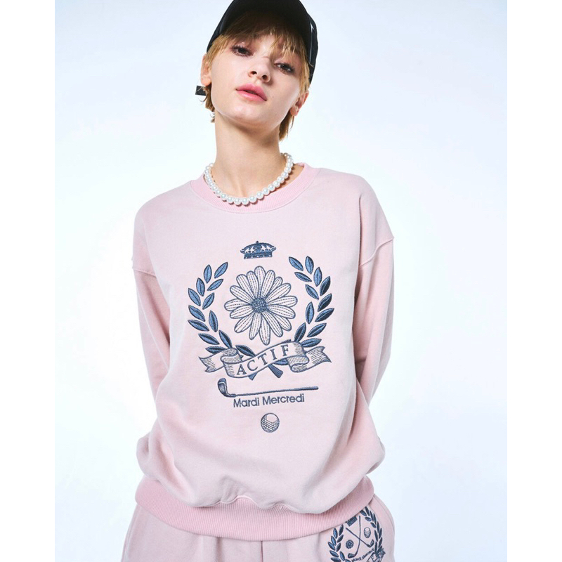 MARDI MERCREDI Actif - Sweatshirt Metallic Nouveau Emblem