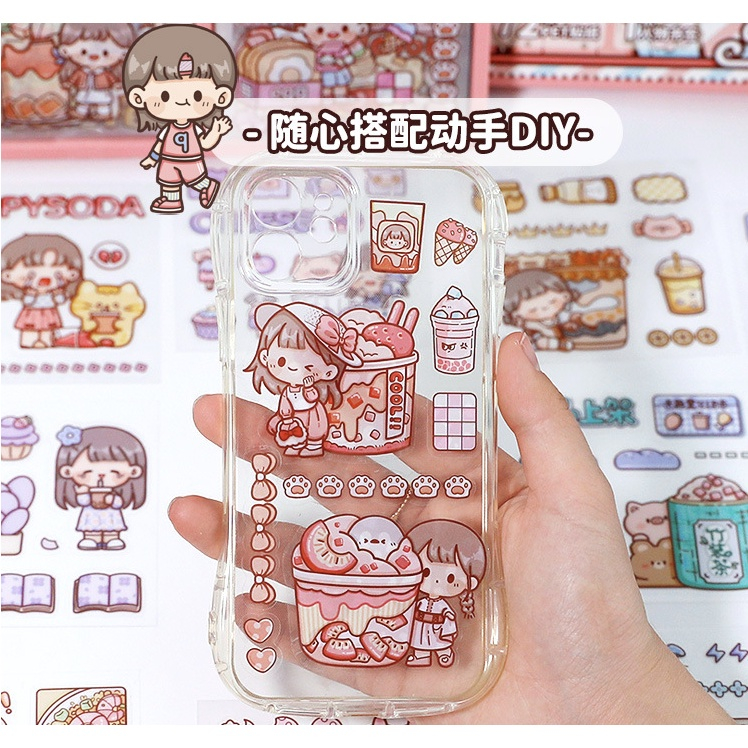 

HJK 72 Lembar Stiker Box Aesthetic Edisi Dodo Girl 1 Box