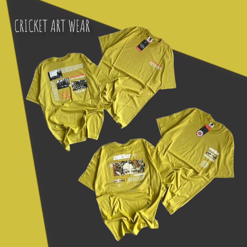 [REALPICT] LIME | FREE STIKER | KAOS DISTRO CRICKET ART WEAR ORIGINAL BRAND | KAOS DEWASA | KAOS UNI