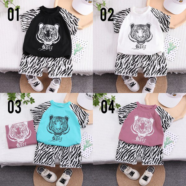 BARU LID7012 - Baju + Celana Pendek Cotton Set 2in1