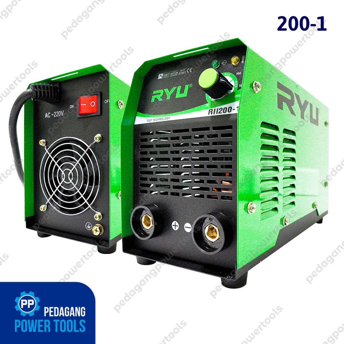 RYU RII 200-1 Mesin Travo Las Listrik Inverter 1.800 Watt IGBT Welding