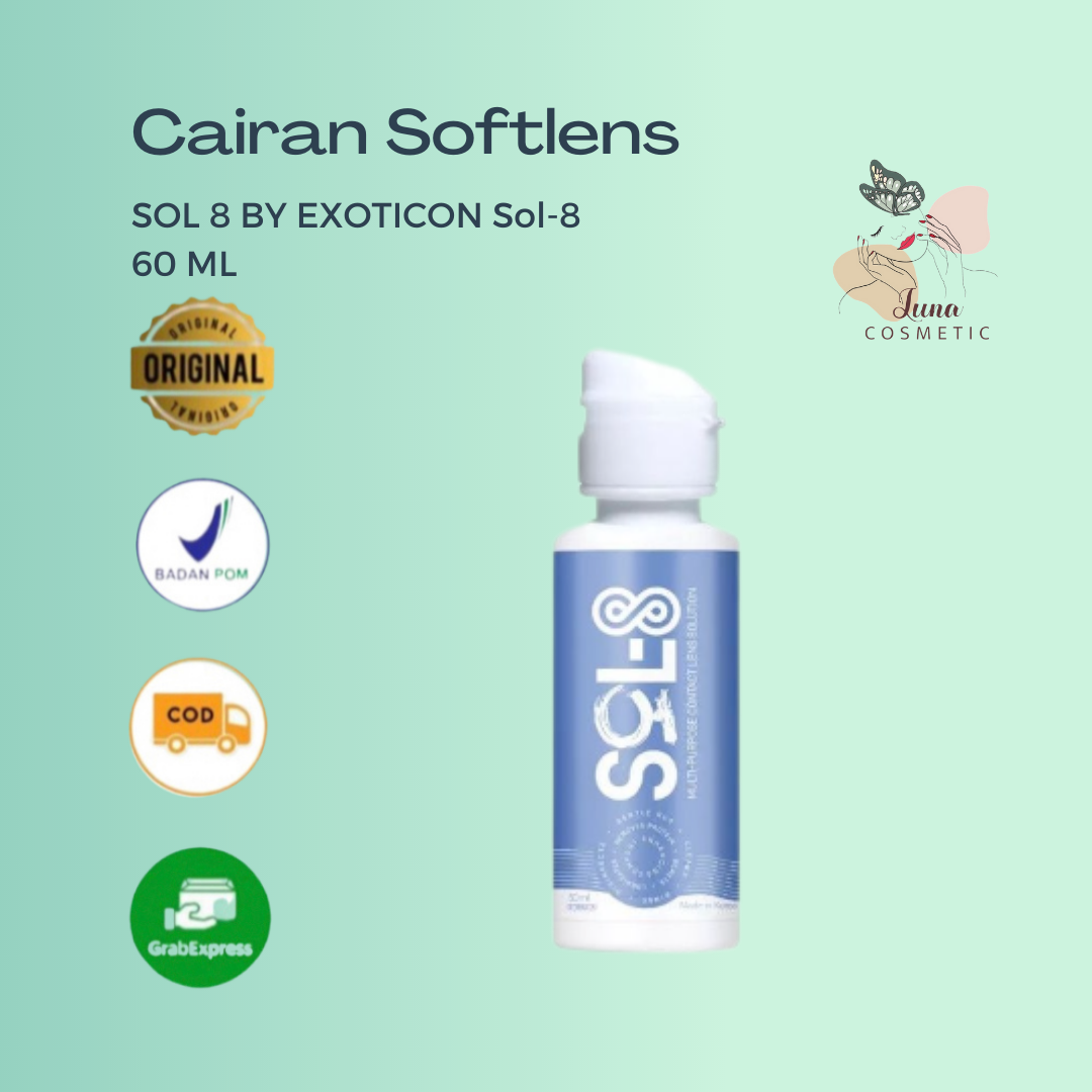 CAIRAN / AIR CUCI PEMBERSIH SOFTLENS MULTI PURPOSE SOL-8 / SOL 8 60 ML