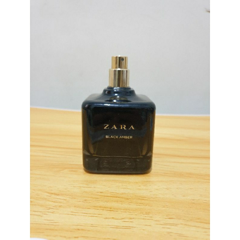 Botol Parfum Bekas Original ZARA Black Amber