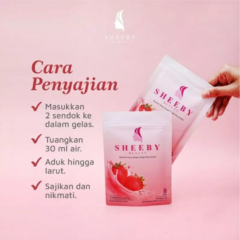 Sheeby Beauty Collagen Minuman Serbuk Collagen Pemutih sheeby