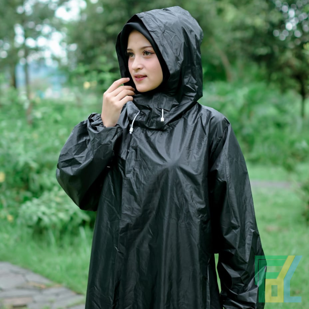 Jas Hujan Gamis / Jas Hujan Hijab / Jas Hujan Dewasa Wanita Muslimah / Jas Hujan Rok / Raincoat Gami