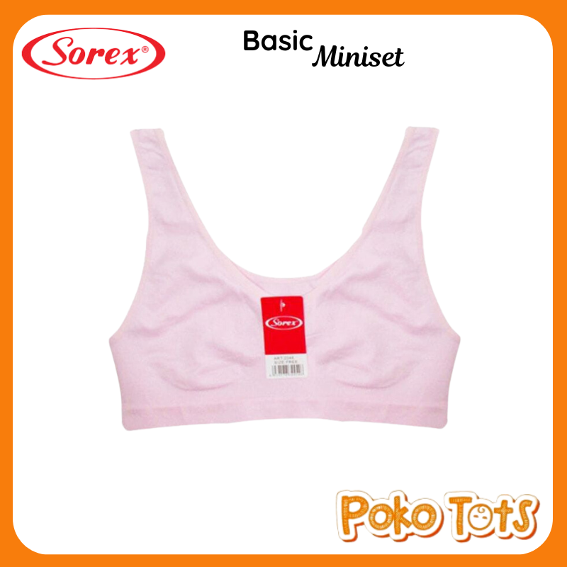 Sorex Young Basic Miniset 2049 Size Kecil Miniset Tanpa Kawat Mini Set Bra Pakaian Dalam Wanita Sorex