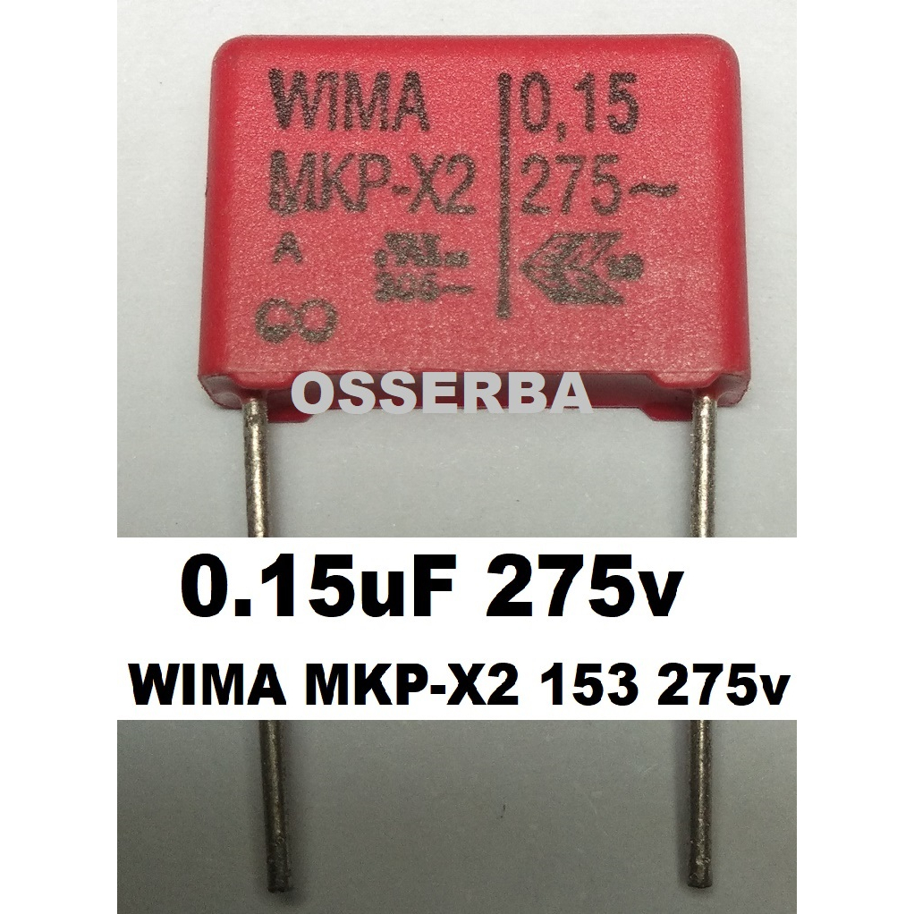 Wima 0.15uf 275V 0,15 MKP-X2 High End Capacitor 150n 154