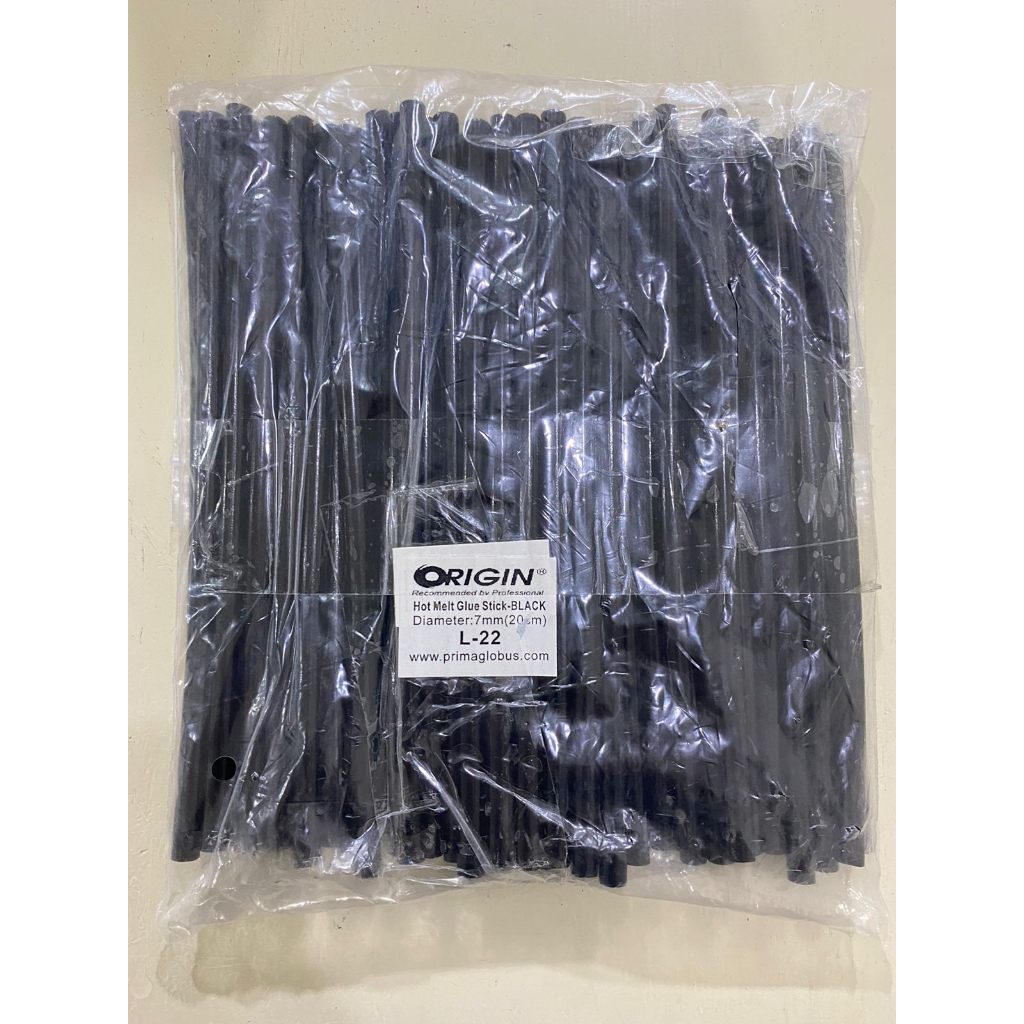 1 KG Lem bakar / Lem Tembak Kecil 20cm (7mm) Hitam / Refill Glue Gun Origin