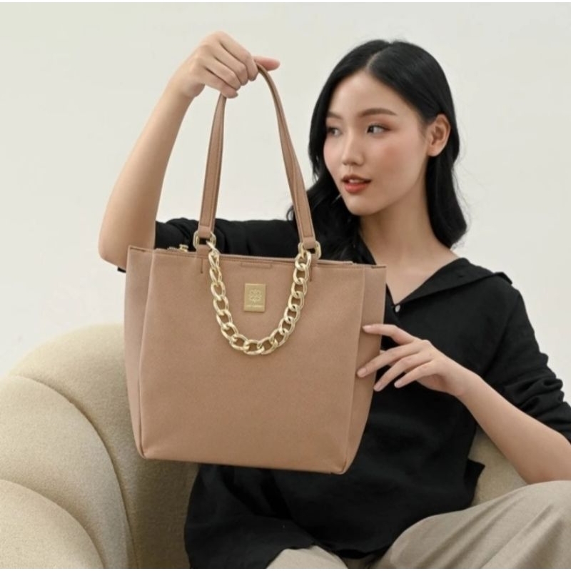 tas les catino Oceana Tote solid roebuck