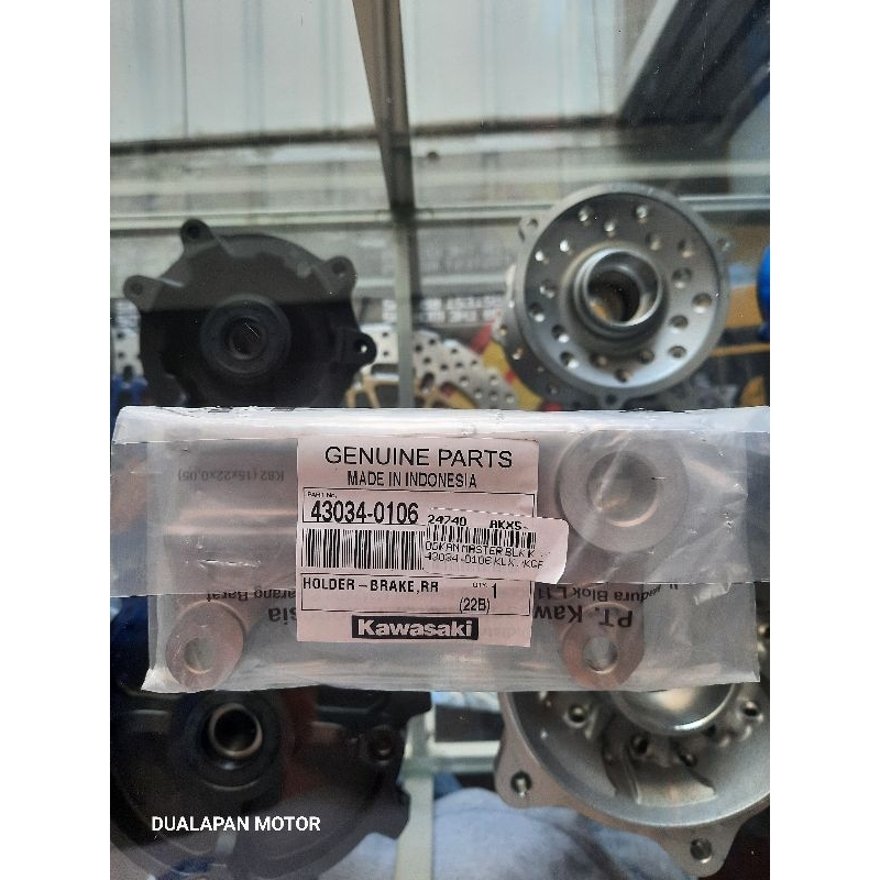 DUDUKAN KALIPER BELAKANG ORI KLX 150