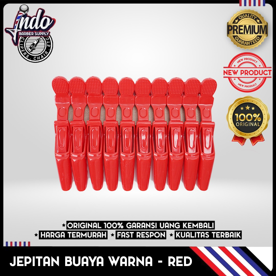 Jepit Rambut Buaya / Jepitan Salon Jepit Buaya Crocodile PER 1PCS