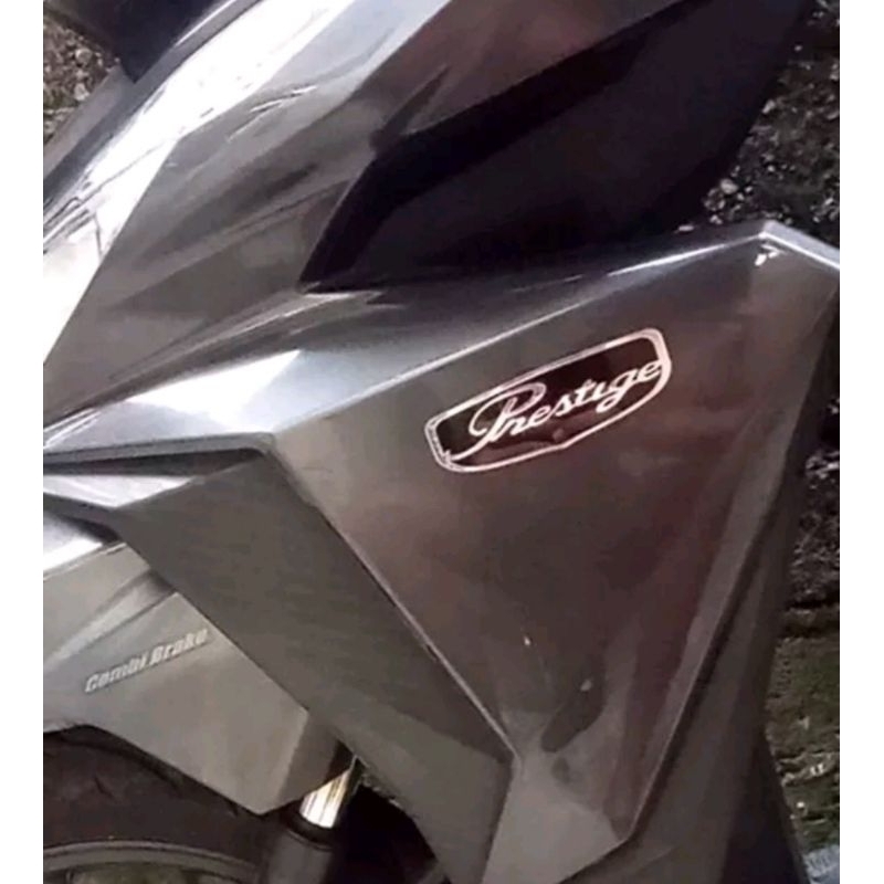 3D emblem garnish prestige bahan akrilik scoopy pcx adv vario beat dll