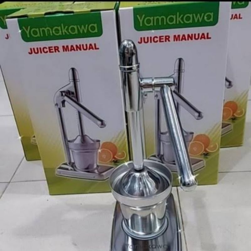 Manual Hand Press Juice Extractor Stainless / Alat Peras Buah Manual