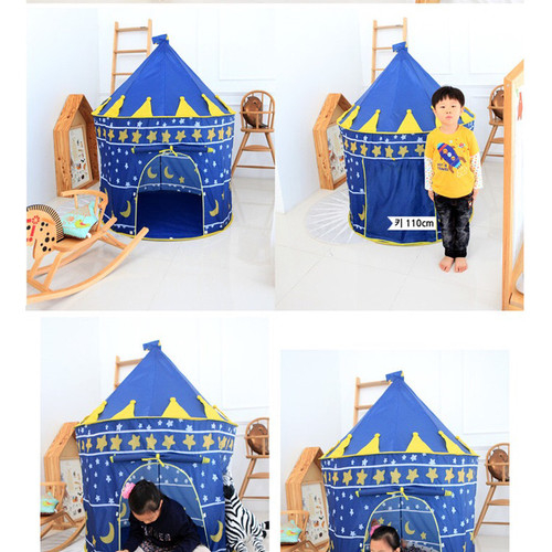 TENDA ANAK VIRAL Tenda Anak Model Castle Tenda Praktis Ukuran JUMBO Tenda Princess Muat 4 Anak Anti Jamur Castle Kids Camp Indoor/Outdor ZP-1