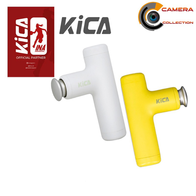 Kica MINI-C Massage Gun Alat Pijat Elektrik Kuning 213g