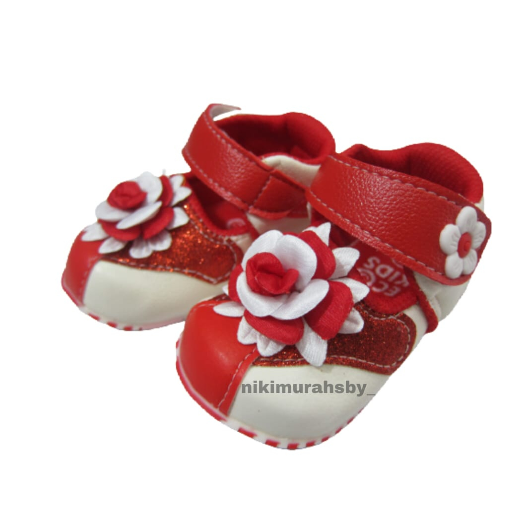 Eco Kids - sepatu anak perempuan motif bunga