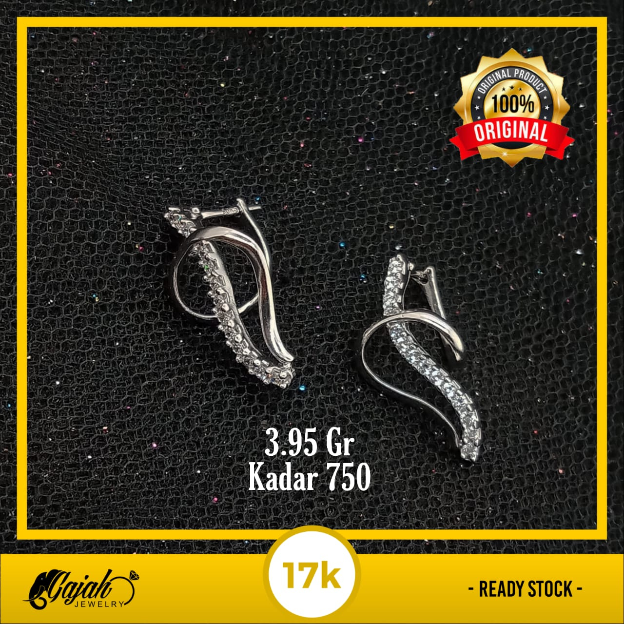 Anting Emas 17K - 3.95 Gr Kadar 750 - 5054