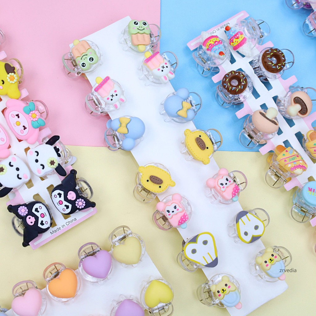 [SATUAN] Jepit Gigi Karakter -  Korea Hair Pin Jedai Jepitan Rambut Anak Perempuan Aksesoris Kualitas Import Kiosbalitaaprillia