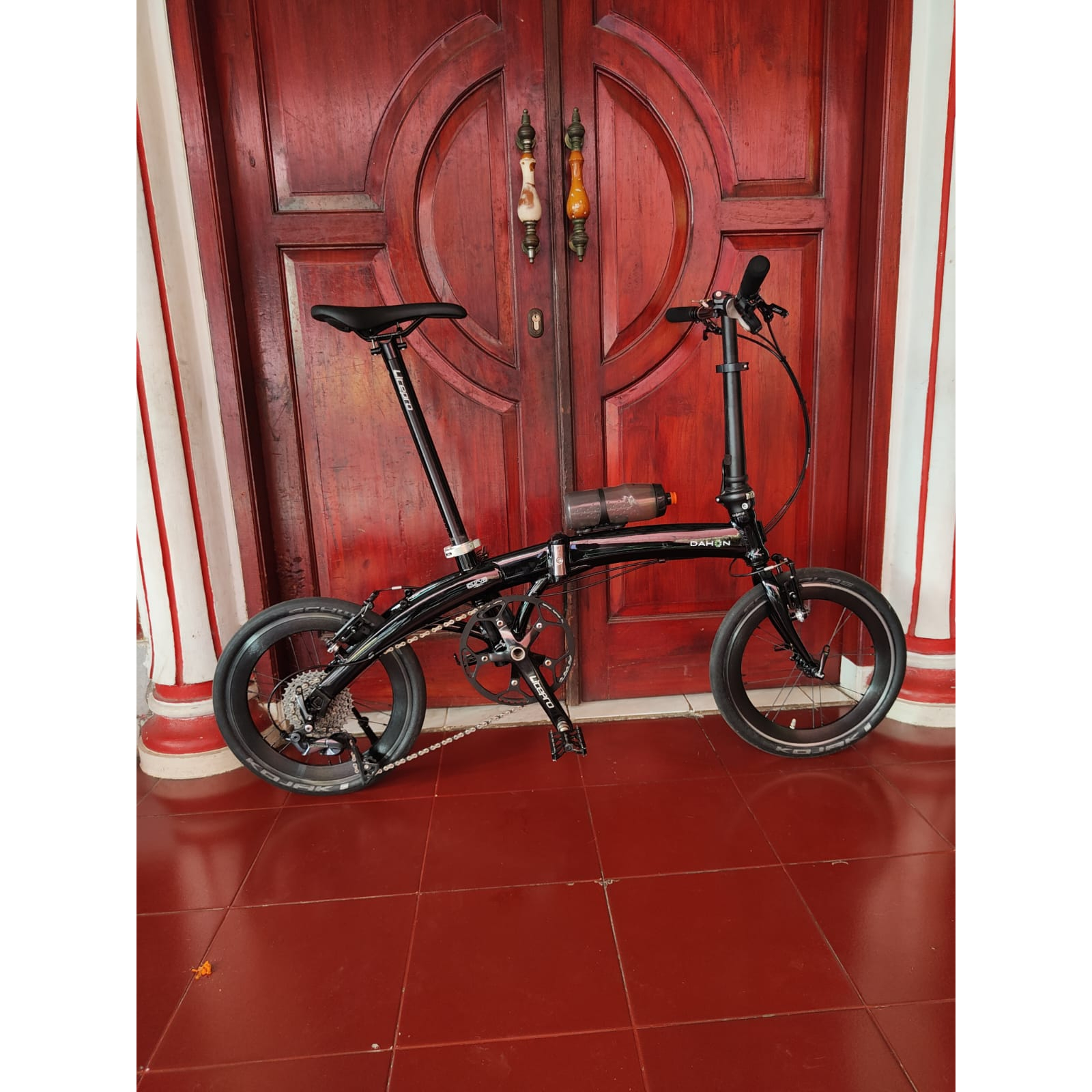 sepeda lipat Dahon curve D7 349 16+ 9 speed Upgrade