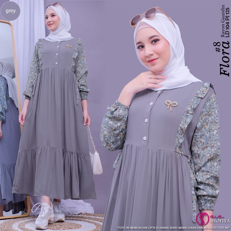 [BARU] GAURI • TIFANI BY SHOFIYA GAMIS MIDI DRESS BUSUI