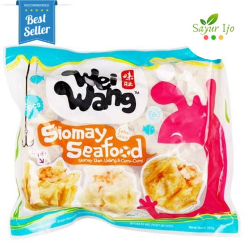 

Siomay Seafood Wei Wang Isi 15 Pcs / Pack Fresh Frozen Cemilan Beku Instant HALAL