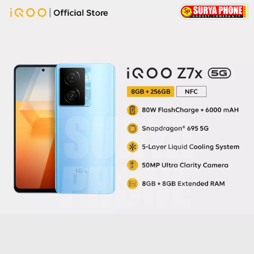 VIVO IQOO Z7X RAM 8GB ROM 256GB