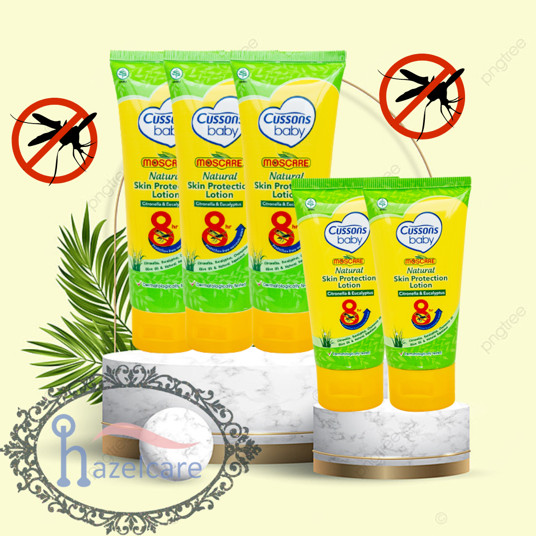 Cussons Baby Moscare Natural Skin Protection Lotion || Diaper Rash Cream - Losion Anti Nyamuk | Krim Ruam Popok 50 gr 50gr / 100 gr 100gr