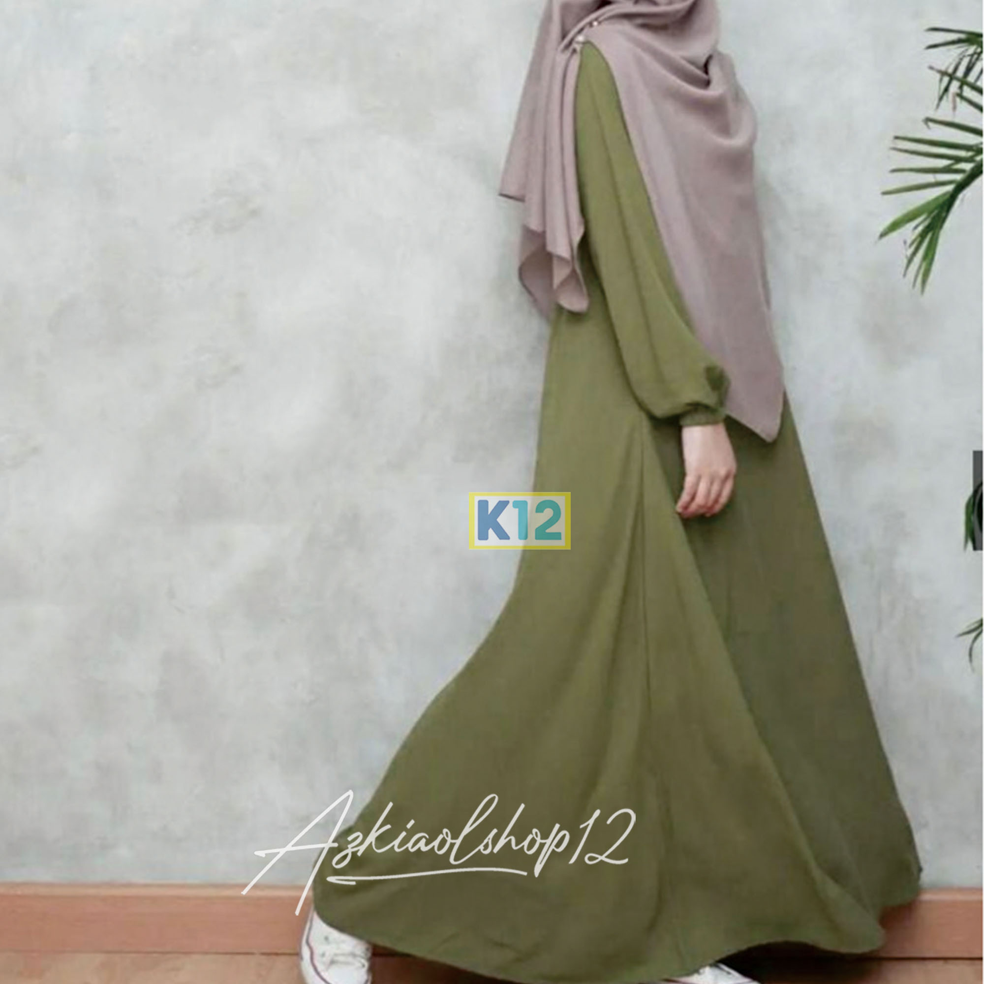 (BISA COD) LONG DRESS GAMIS TUNIK BASIC ABAYA POLOS
