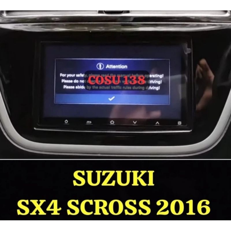Anti Gores Layar Head Unit Suzuki SX4 S Cross 2016 Original Nano Glass
