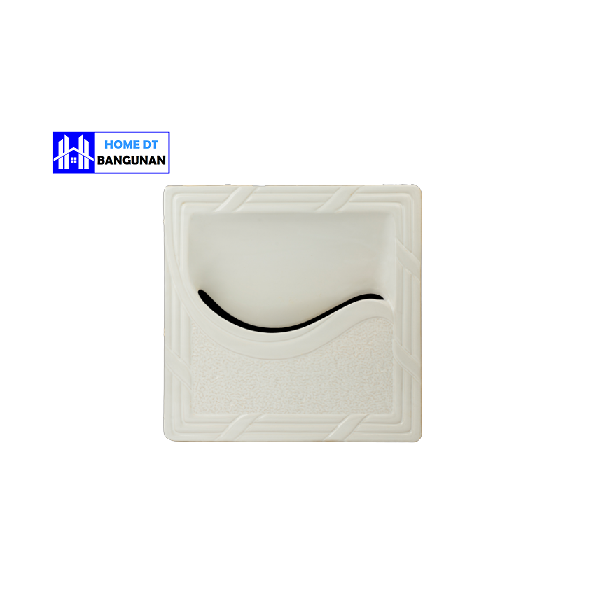 Roster / Loster Keramik Trisensa / Lubang Angin 20x20 cm Motif coloni white