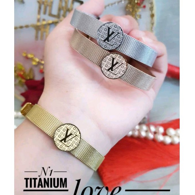 Gelang Tangan  Titanium Ikat Pinggang Awet638