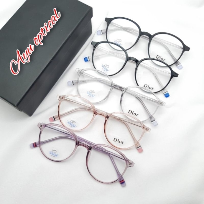 kacamata minus paket lensa BLUECROMIC frame 8316