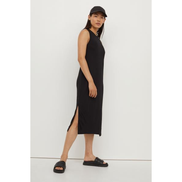 H&amp;M Sleeveless Slit Dress