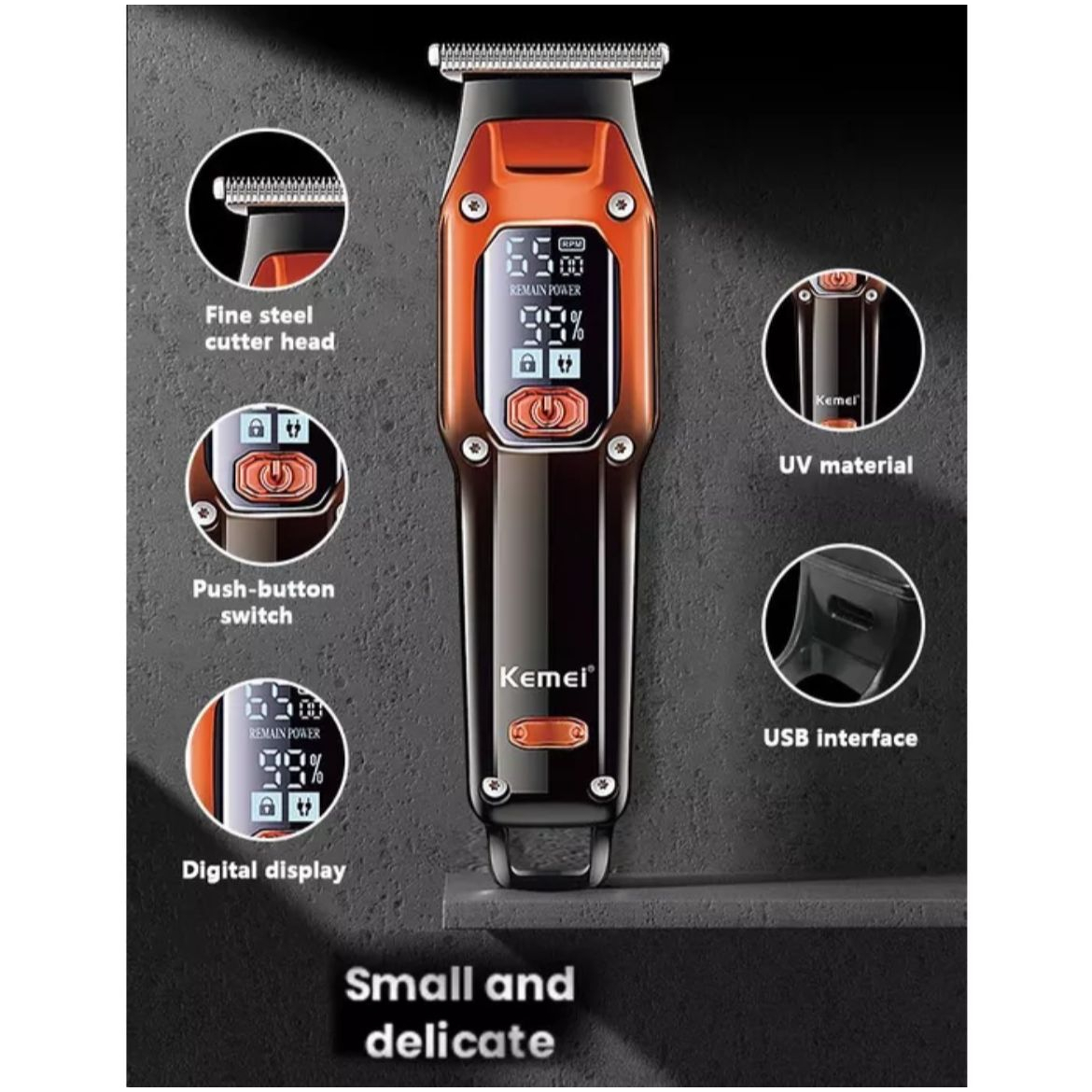 KEMEI KM-658 - Electric Hair Clipper Trimmer Alat Pangkas Rambut