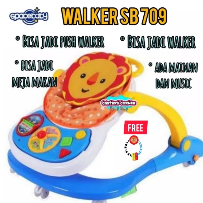 SPACE BABY WALKER KURSI DORONGAN BAYI MAINAN BELAJAR JALAN 3 IN 1 SB 801/SB 709/SB 302/SB 8109/5 in 1 WALKER/SB 615/SB 516/SB 309/SB 711/SB 8111