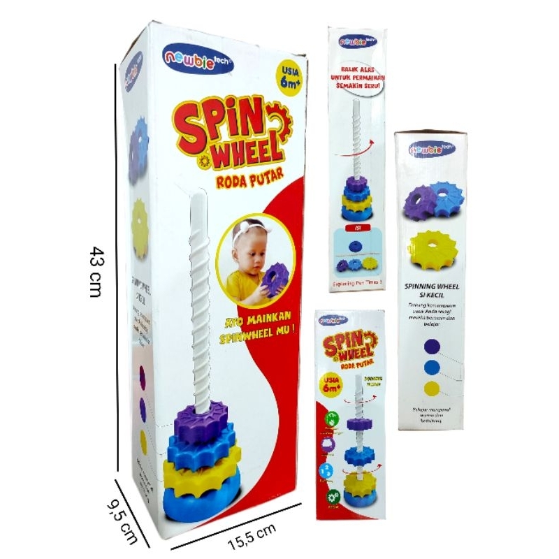 MAINAN EDUKASI SPIN WHEEL RODA PUTAR