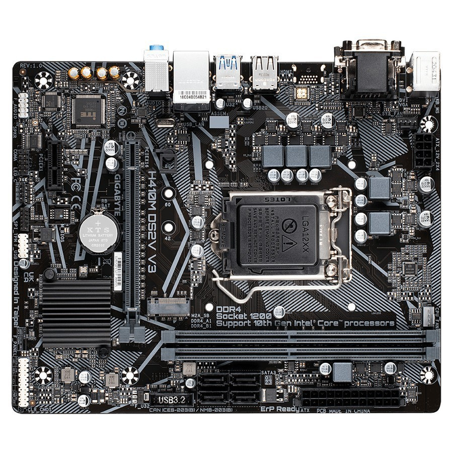 GIGABYTE H410M DS2V V3 (LGA1200, H410, DDR4)