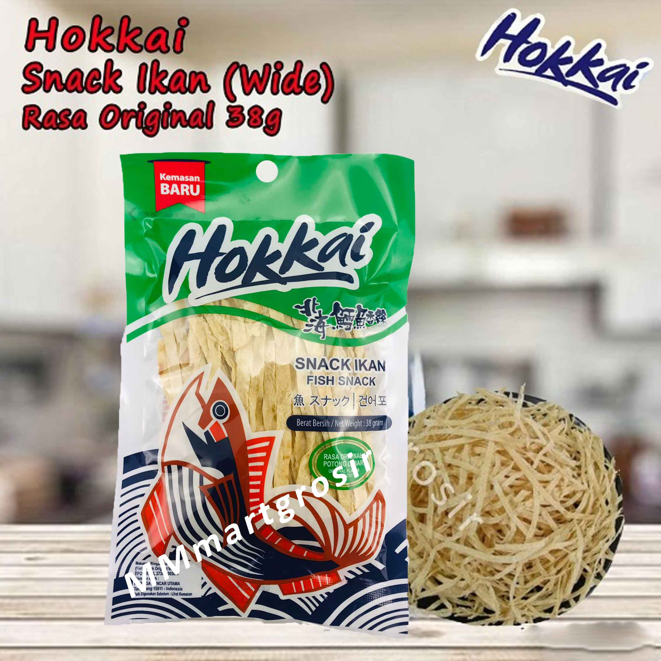 Hokkai / Snack Ikan / Rasa Original / Wide 38g