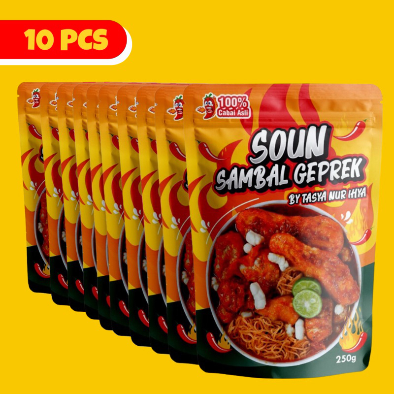 

PAKET HEMAT SOUN (10 PCS SOUN GEPREK)