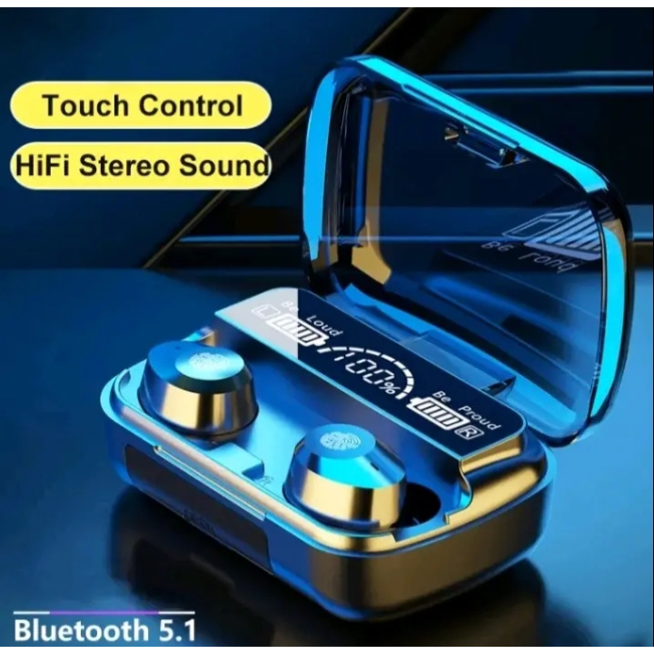 HEADSET HIFI DIGITAL LED BLUETOOTH M5 TWS V5.1