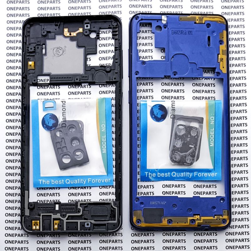 BEZEL BEZZEL BEJEL TULANG MESIN TULANG TENGAH SAMSUNG GALAXY A217 A21S ORIGINAL