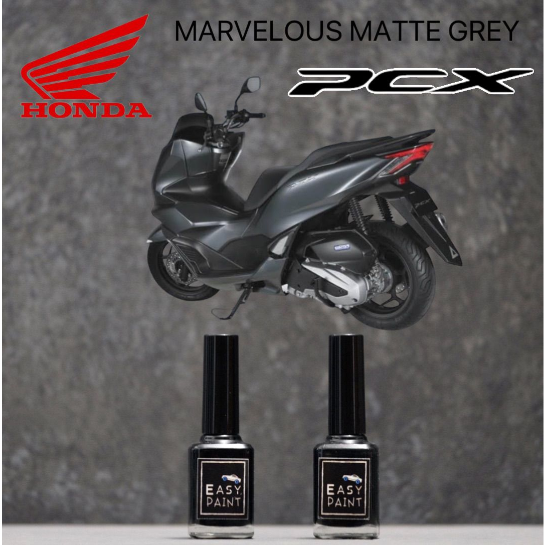 Cat Oles Motor Marvelous Matte Grey Honda PCX 160 Abu Tua Metalik Gray